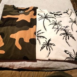 2 mens szM Hollister Tees